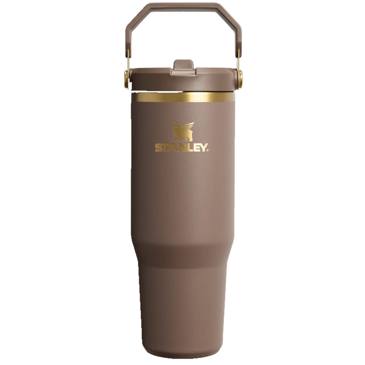 VASO TERMICO STANLEY ICE FLOW TUMBLER 30OZ CON AZA ESPRESSO 
