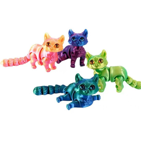 Set X36 Cotillón N°62 Sorpresita Lagartija Gato 3d Gato