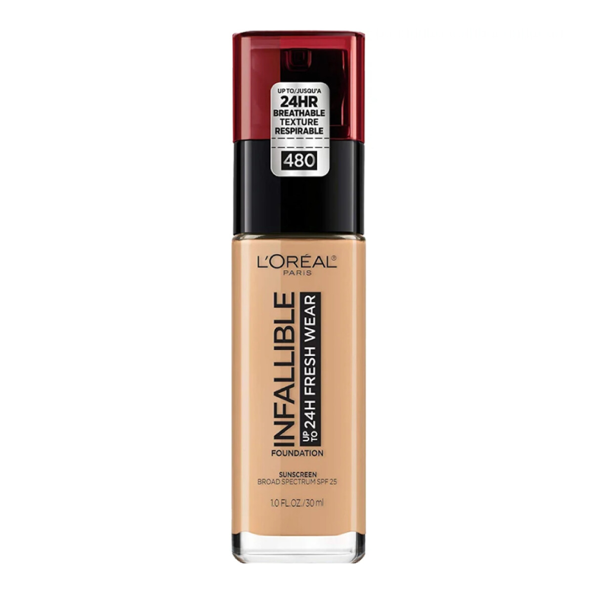 Base L'Oréal Paris Infallible 24H Fresh Wear N°480 Radiant Sand 30ml 