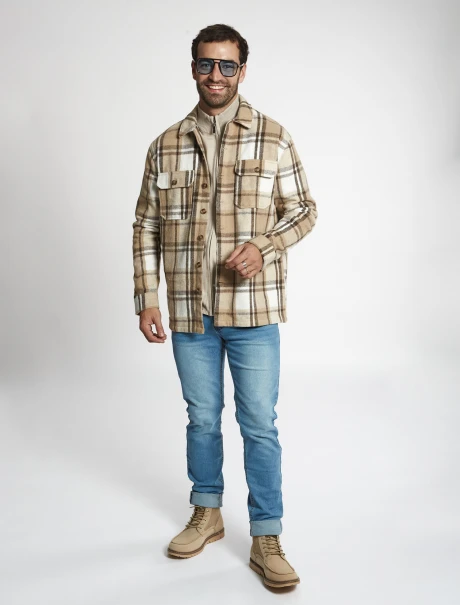Sobrecamisa beige