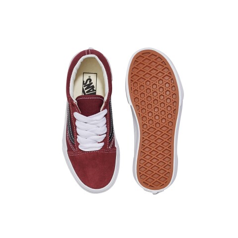 Championes Vans Old Skool de niño Wine & Black
