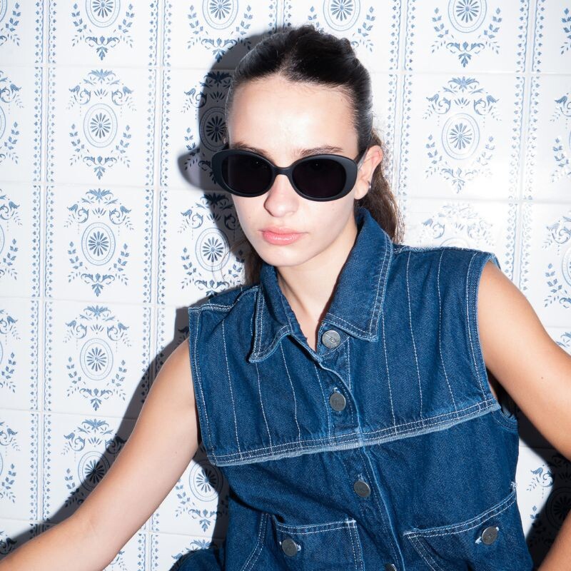 Lentes de Sol Chilli Beans Eco Round Negro