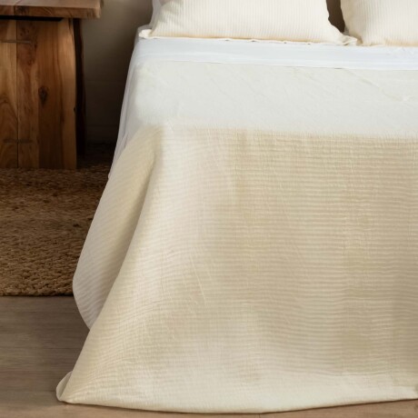 SET CUBRECAMA 2 PLAZAS ALGODON PANAL