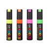 Marcador Uni Posca punta biselada PC-8K colores flúo Única