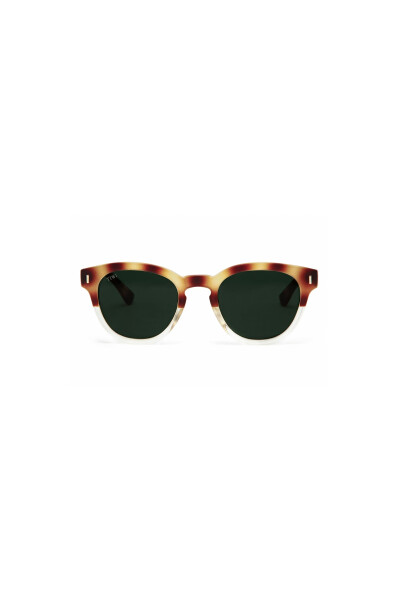 Tiwi Cannes Bicolor Havana / Beige With Green Lenses