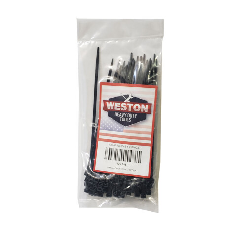 ABRAZADERAS Y ORINGS - ZUNCHO PRECINTO PLASTICO 150X25MM NEGRA (UNIDAD) - ABRAZADERAS Y ORINGS - ZUNCHO PRECINTO PLASTICO 150X25MM NEGRA (UNIDAD) -