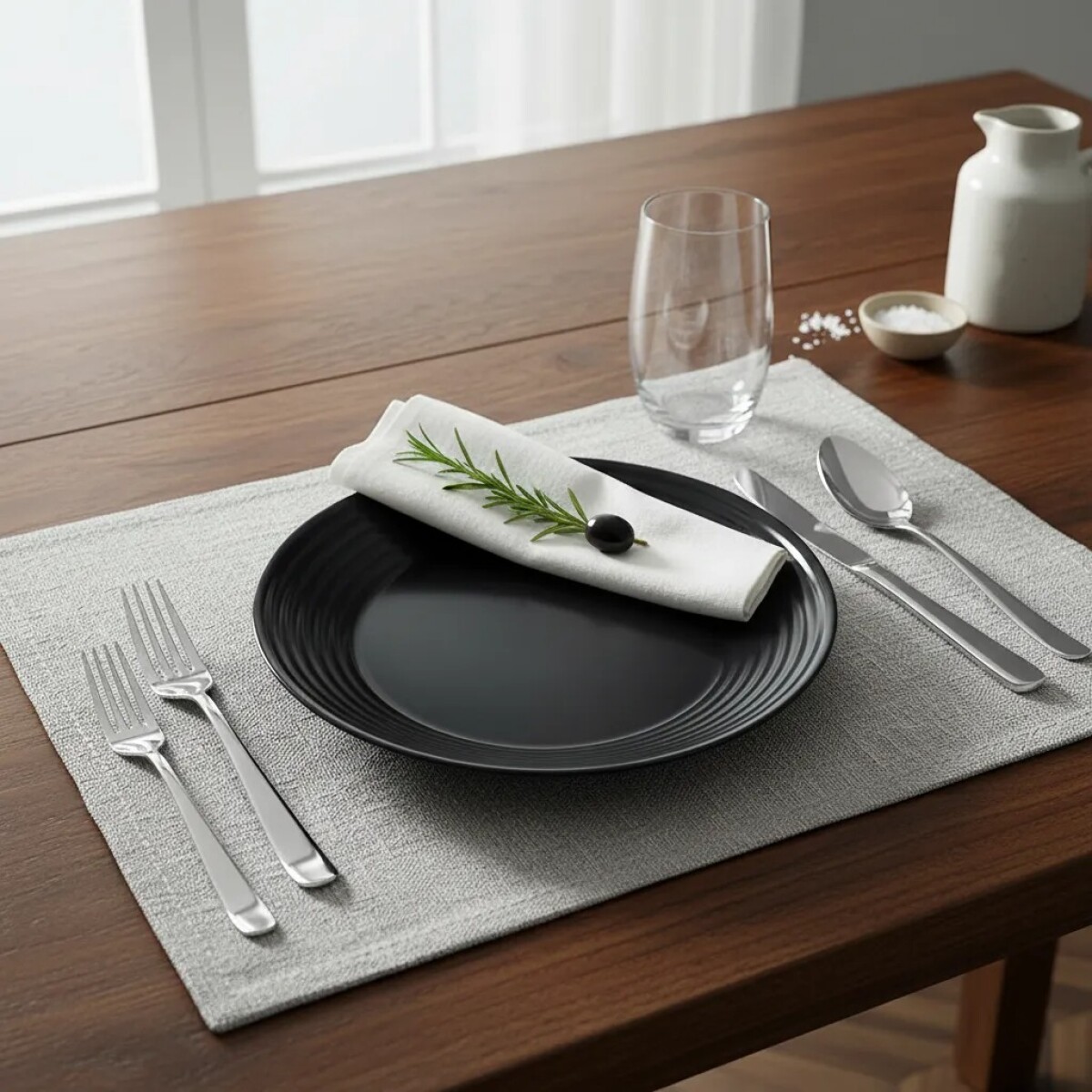 PLATO HONDO HARENA NEGRO - L7610 - LUMINARC 