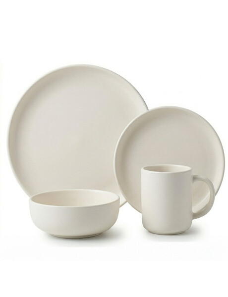 SET 16PZAS STONEWARE D27-20-16/400ML LOFT LINEN SET 16PZAS STONEWARE D27-20-16/400ML LOFT LINEN