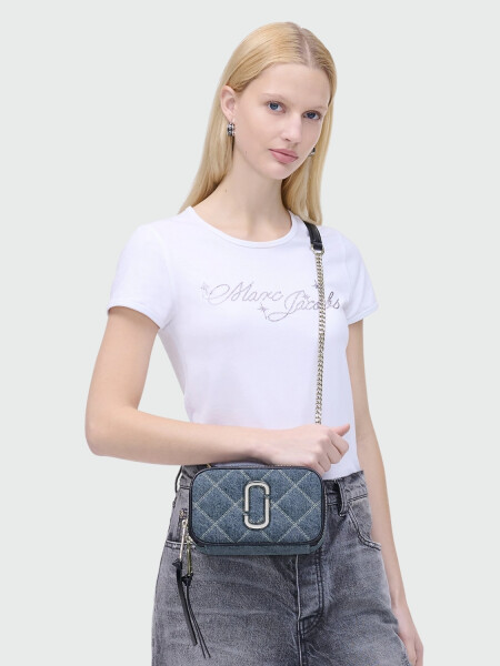 THE QUILTED DENIM SOFTSHOT Azul