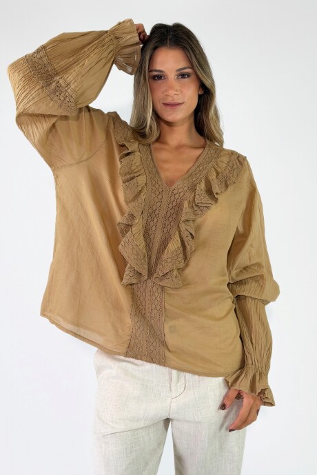 BLUSA BARU Camel