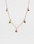 Collares Cortos Con strass Collar Corto Con Dijes De Strass - Dorado