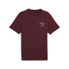 Remera Puma Graphic Tee de Hombre - 688219 96 Bordo