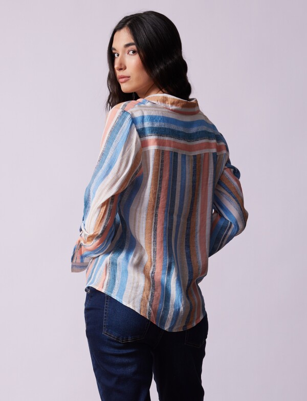 Blusa Nudo Printed CRUDO/MULTI