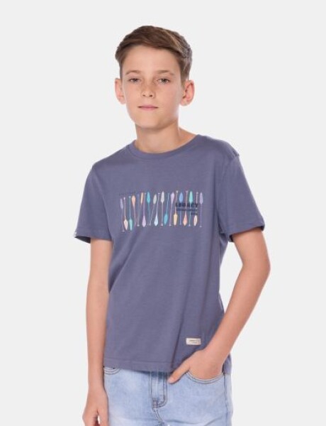 REMERA ESTAMPADA Lila