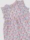 Vestido De Flores Gris