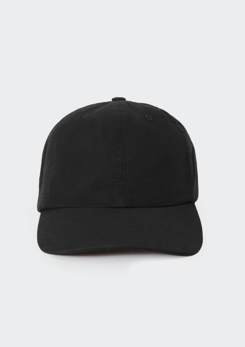 GORRA BÁSICA UNISSEX - NEGRO 