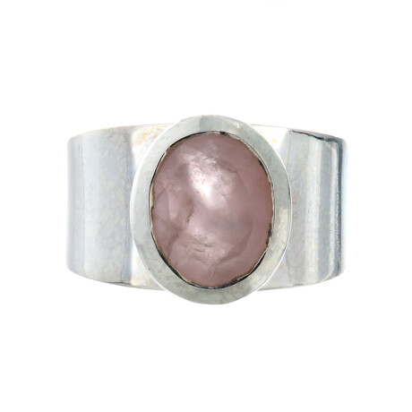 Anillo de plata 925 y Cuarzo Rosa Anillo de plata 925 y Cuarzo Rosa