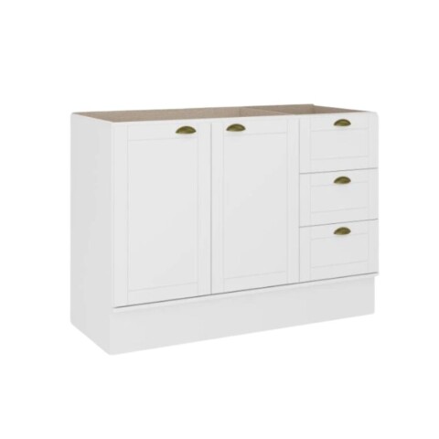 Bajo Mesada AMERICANA 120 cm MDF Blanco Bajo Mesada AMERICANA 120 cm MDF Blanco