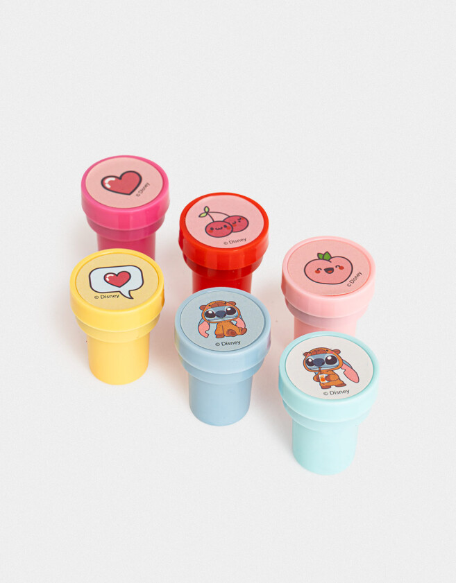 Útiles Varios Diseño propio Set De Sellos "stitch Capybara" - Combinacion Multicolor