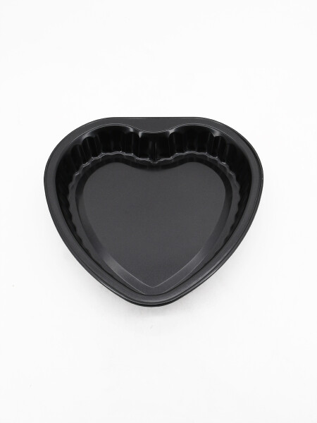 ASADERA FORMA CORAZON NEGRO