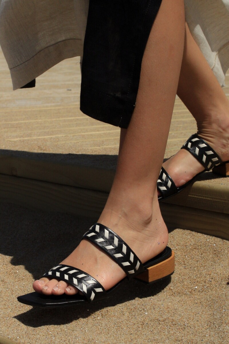Sandalias Fancy Negro