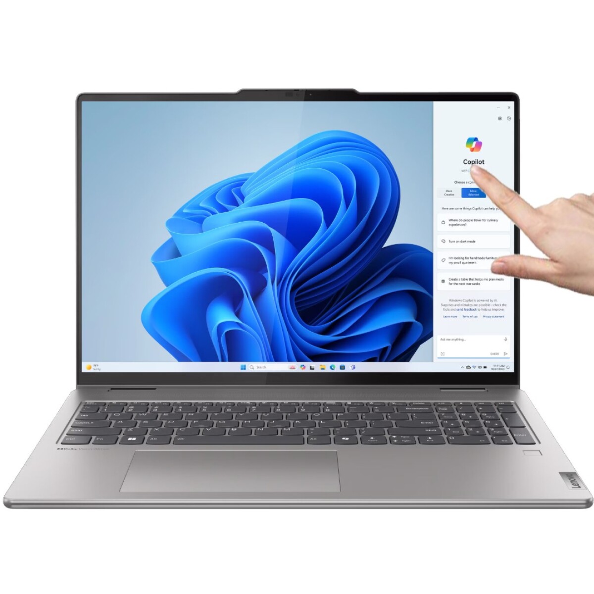 Notebook Convertible Lenovo Ryzen 7 5.1GHZ, 16GB, 1TB Ssd, 16" Wuxga Touch 