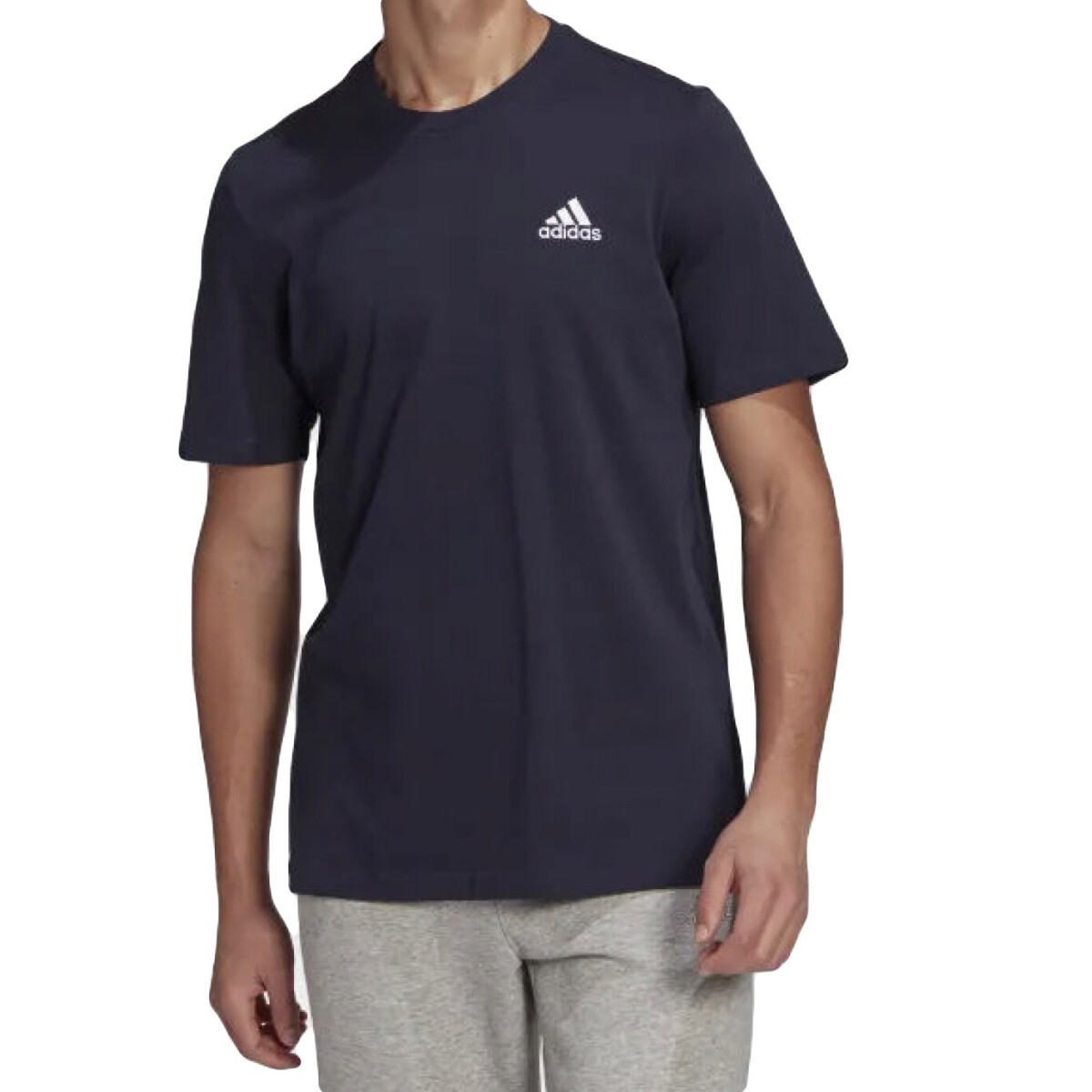 Remera de Hombre Adidas Essentials Logo - Azul Marino 