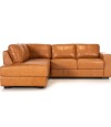 Sillon Lux 3 Cuerpos Camel - Chaise Derecho
