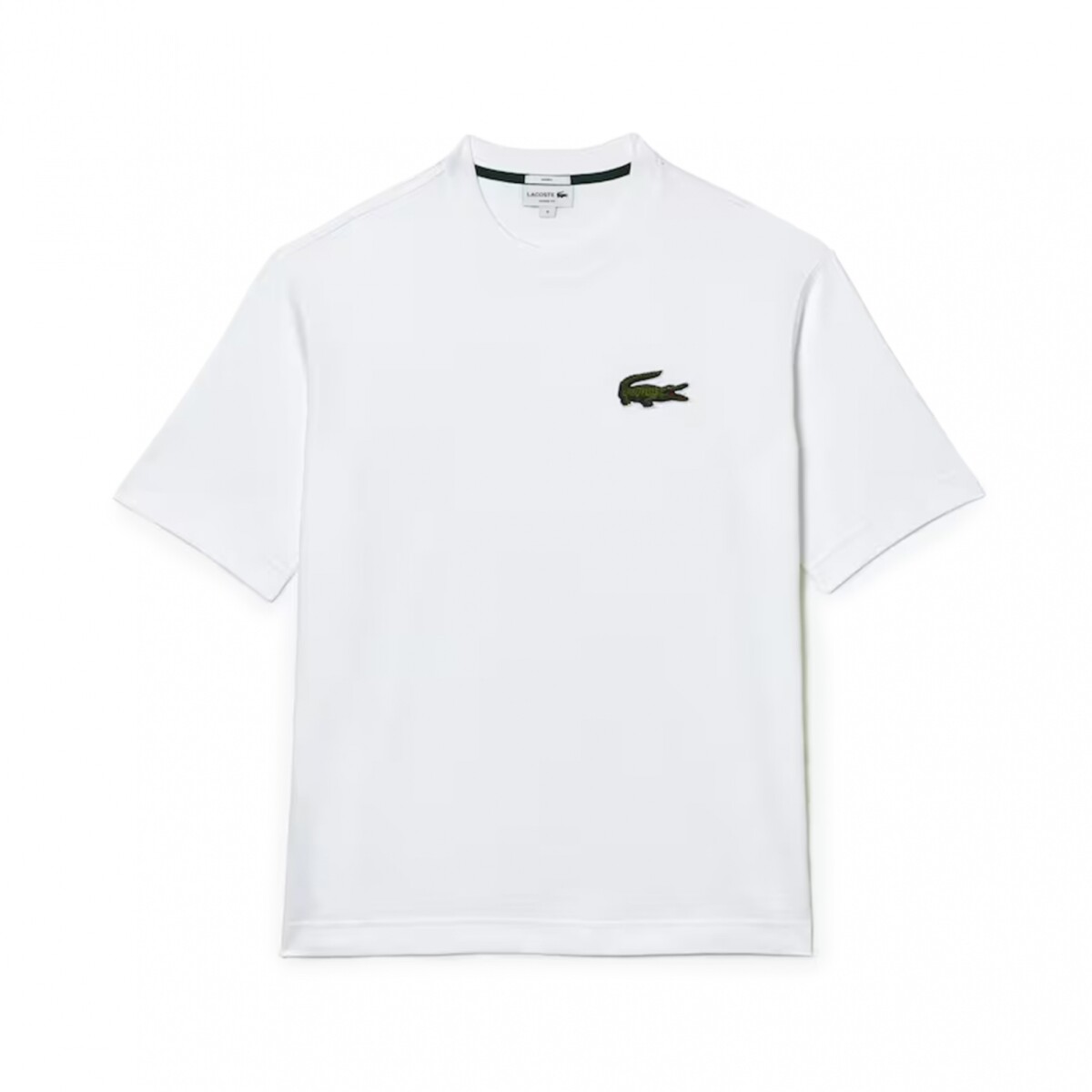 REMERA LACOSTE LOOSE FIT LARGE CROCODILE - Black 