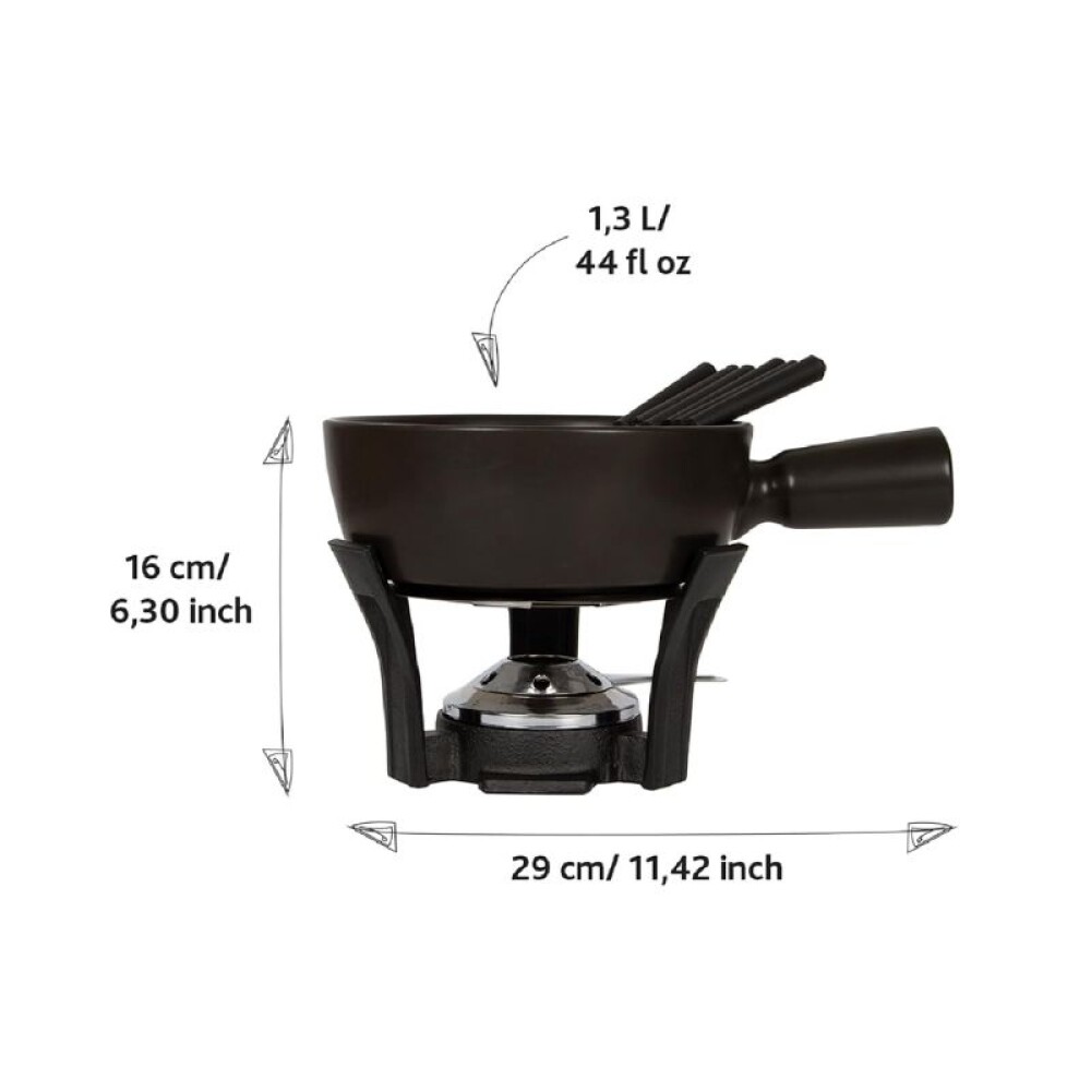 BOSKA SET DE FONDUE NERO BOSKA SET DE FONDUE NERO