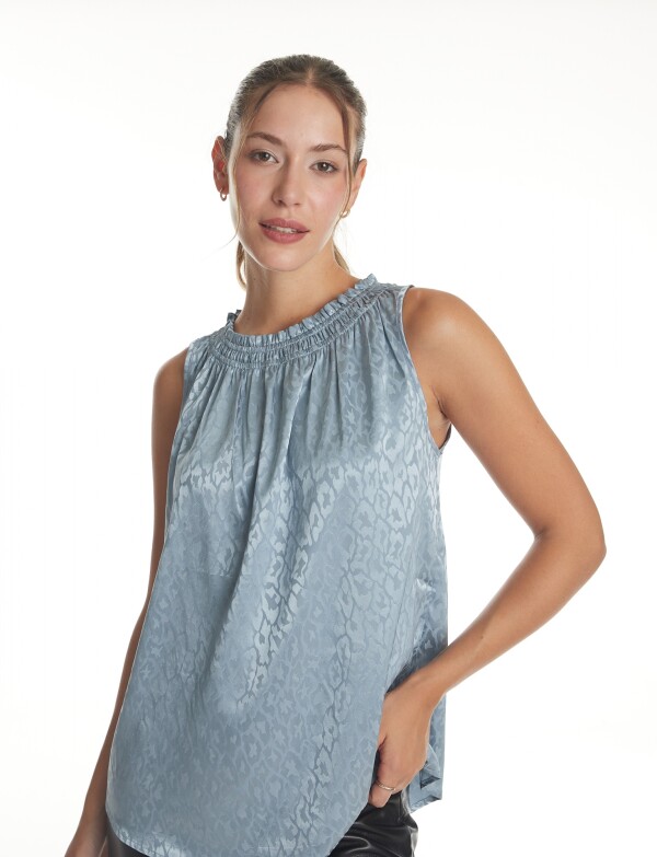 Blusa Satén CELESTE