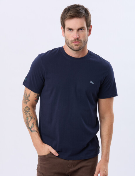 REMERA BÁSICA DE ALGODÓN Azul