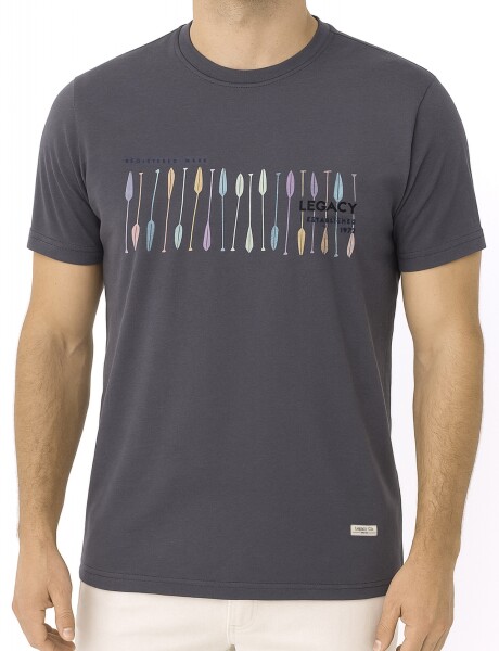 REMERA ESTAMPADA Azul