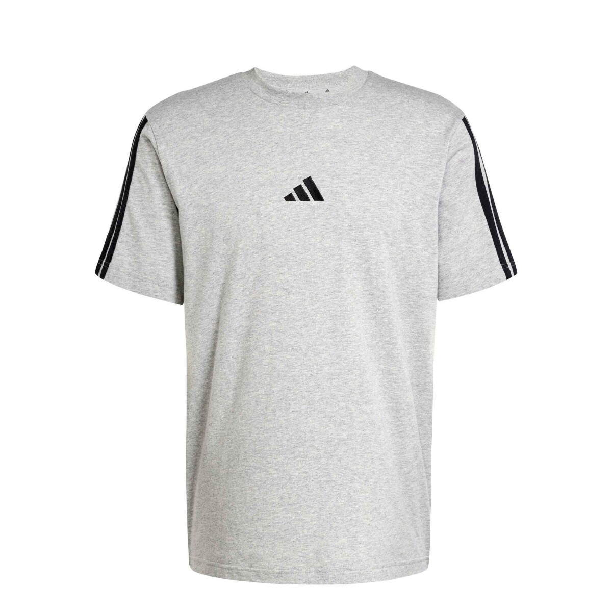 Remera de Hombre Adidas Essentials 3 Tiras - Gris 
