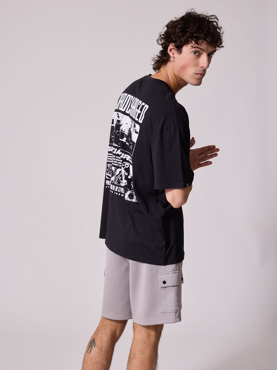 T-SHIRT BETUN DIXIE Negro