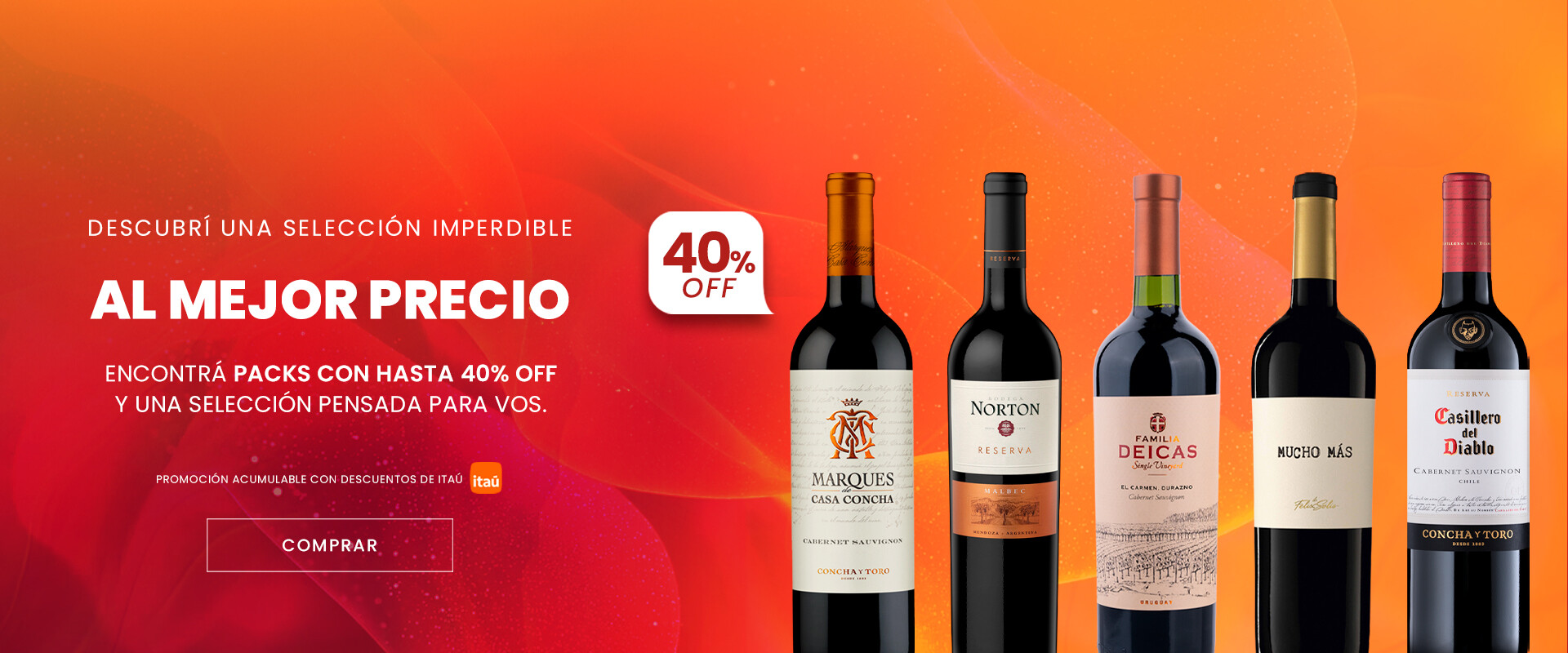 Descubrí la selección imperdible con hasta 40%Off