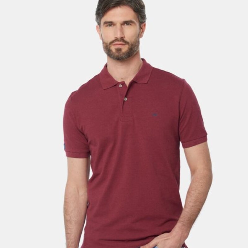 Remera Hombre Polo Legacy Bordo