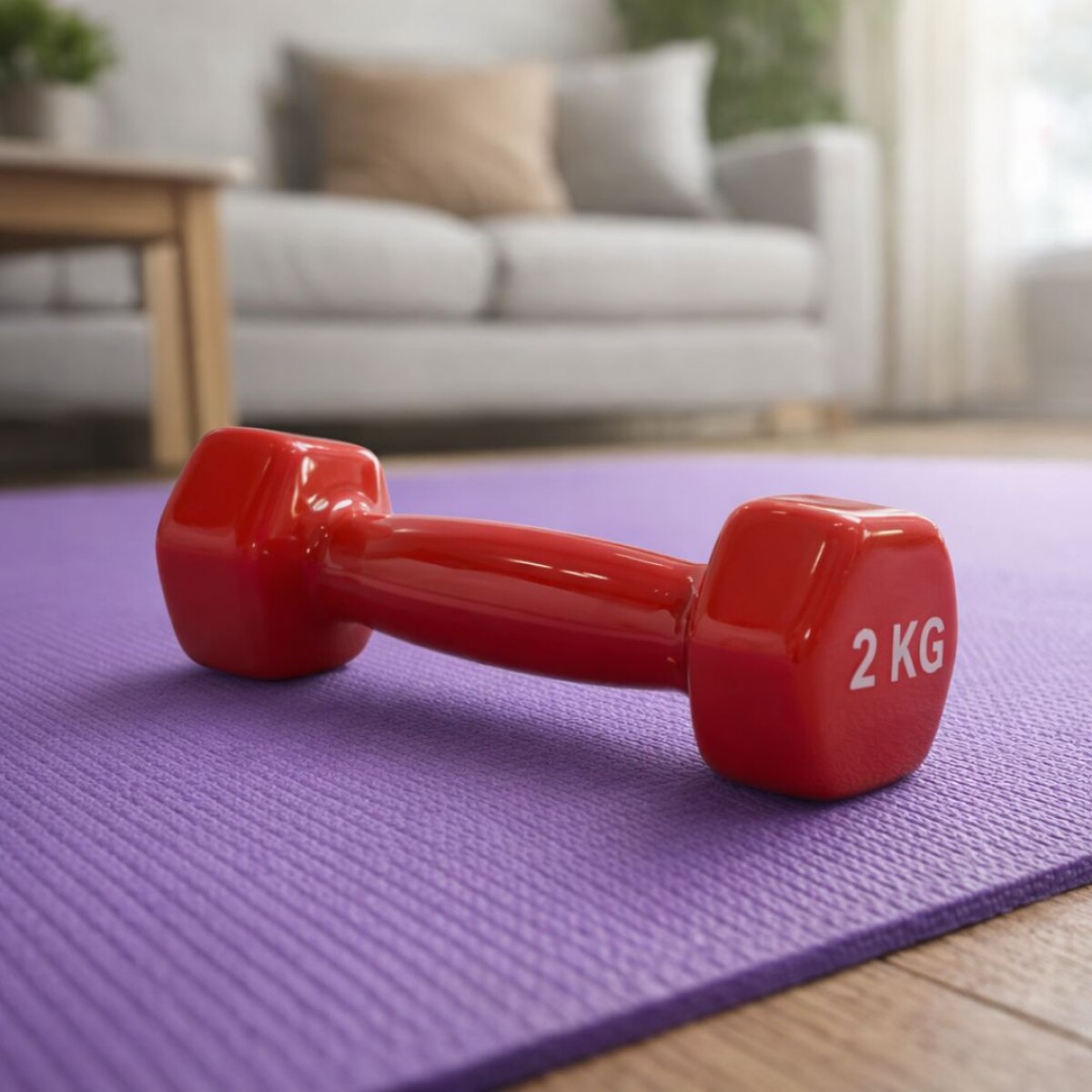 MANCUERNA DE 2KG FORRADA EN PVC 