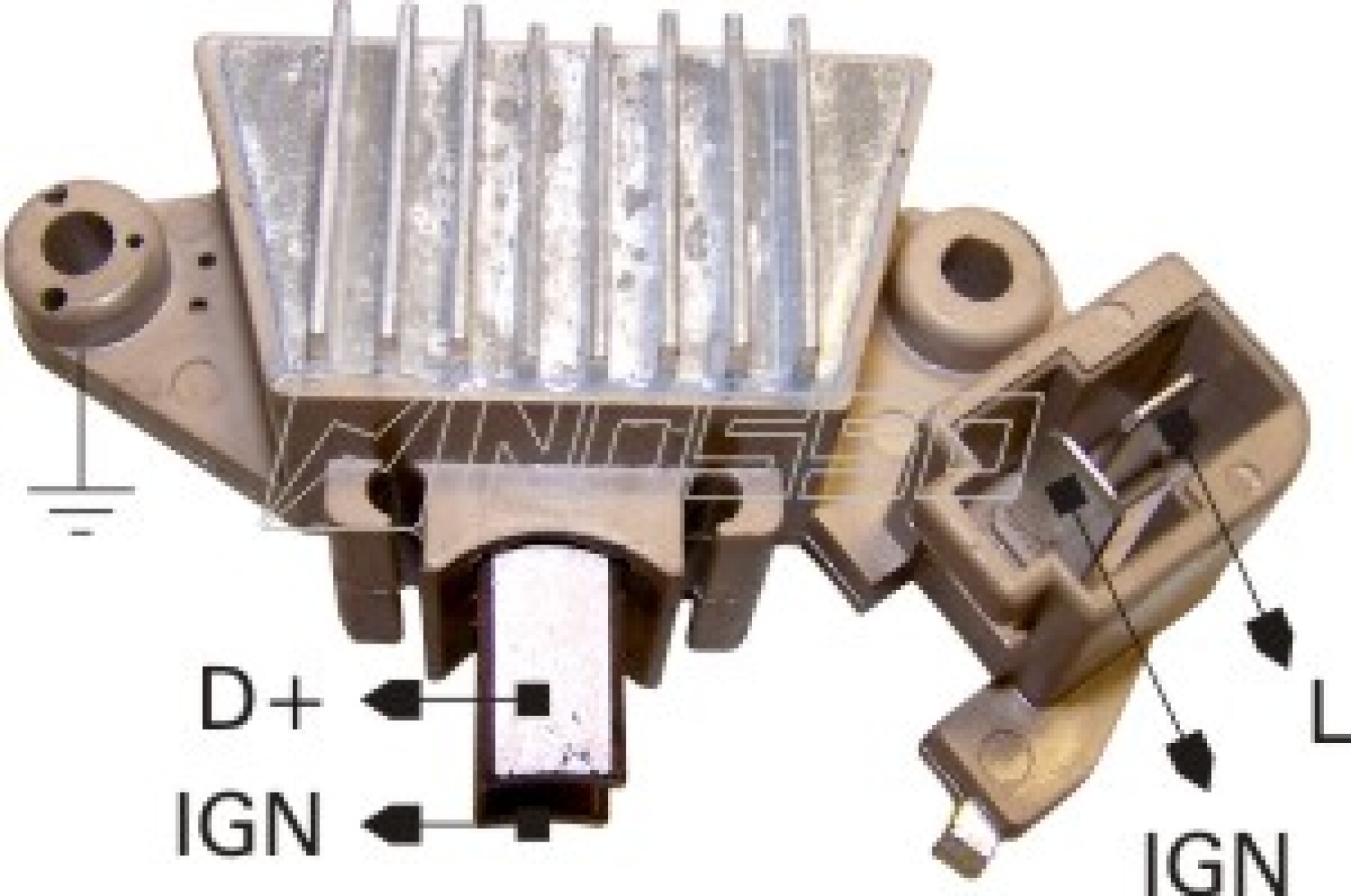 REGULADOR VOLTAJE - REG.ALT.MANDO DAEWOO-TICO-DAMAS-KIA=IY.510 NOSSO 