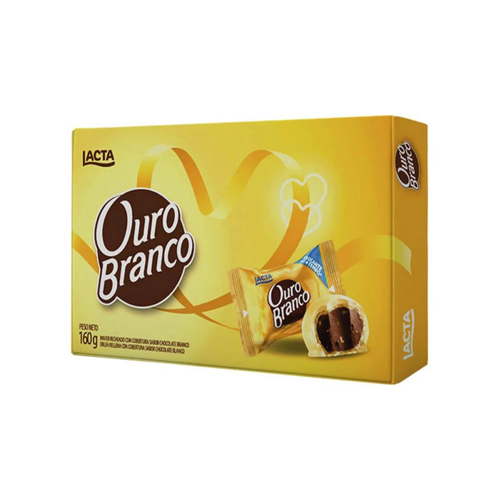 LACTA CHOCOLATE OURO BRANCO CORAZON