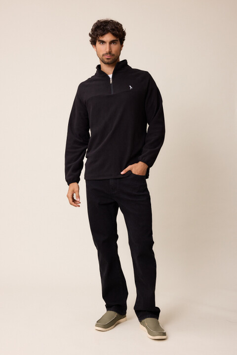 SWEATER M/C RANIM POLANCO Negro