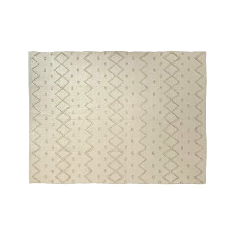 ALFOMBRA NATURAL 122X178CM PUNTOS ZIGZAG ALFOMBRA NATURAL 122X178CM PUNTOS ZIGZAG