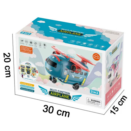 Avión Simulador De Vuelo C/Accesorios Juguete Niños Verde