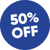 50% OFF - Sale