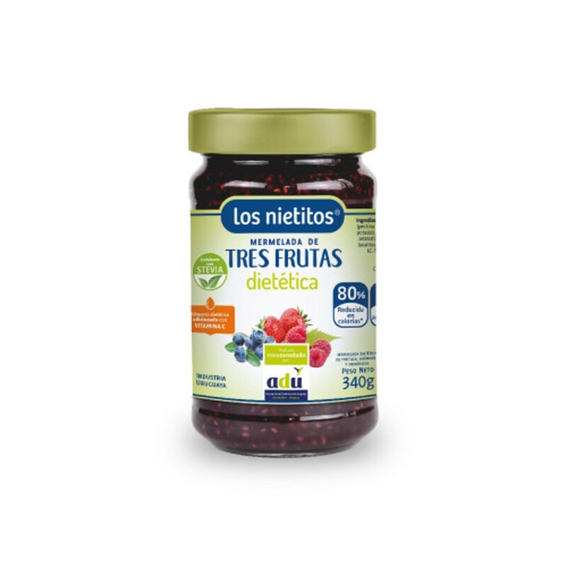M. LOS NIETITOS 3 FRUTAS DIET 340 FCO M. Los Nietitos 3 Frutas Diet 340 Fco