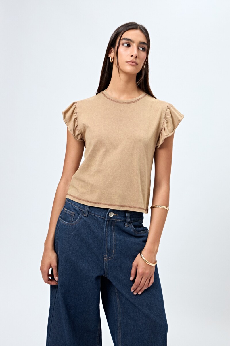 REMERA TIMONA - Marron 