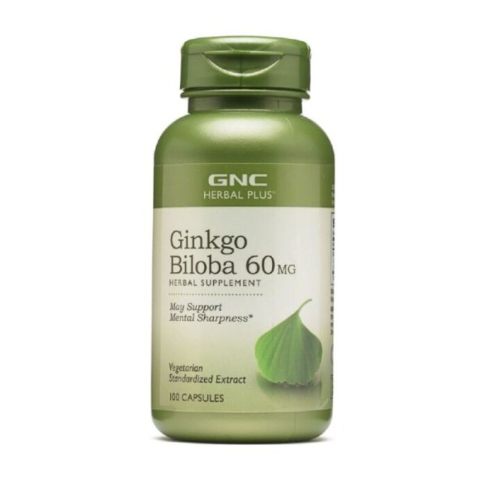 GINKGO BILOBA 60 MG. GNC FR. X 100 CÁPS. única