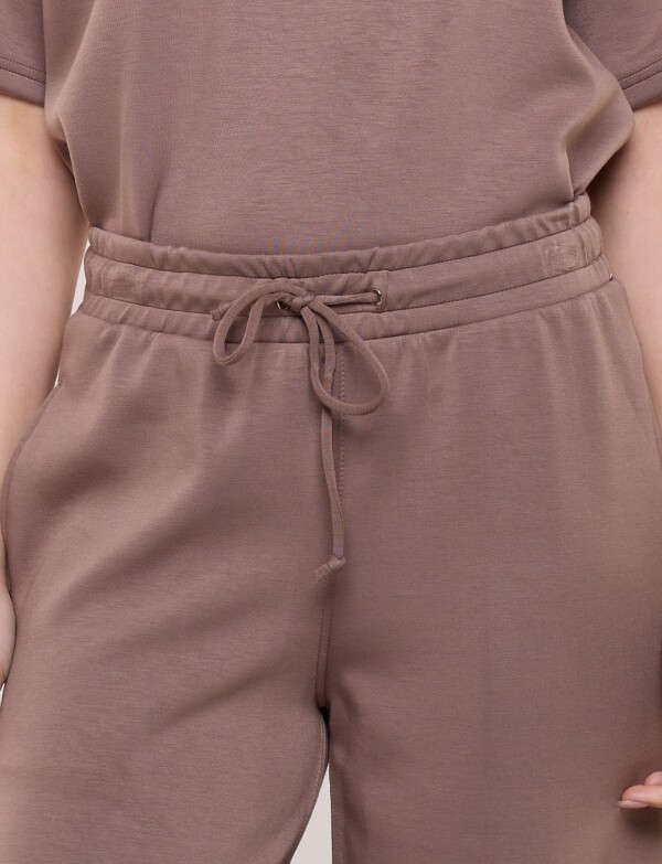 Set Comfy Buzo & Jogger MARRON