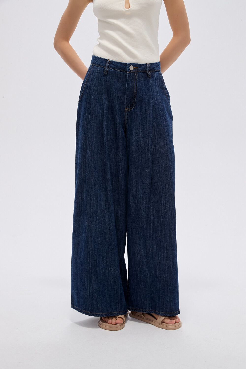 Pantalon Ariamo Azul Oscuro
