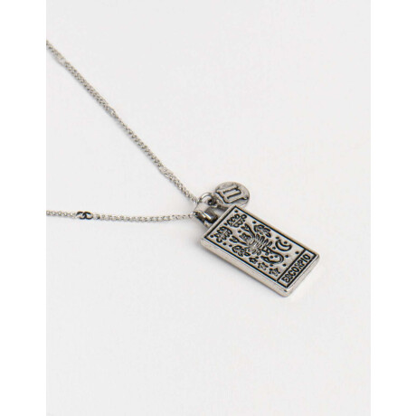 Cadena Con Dije De Zodíaco Cáncer Plateado